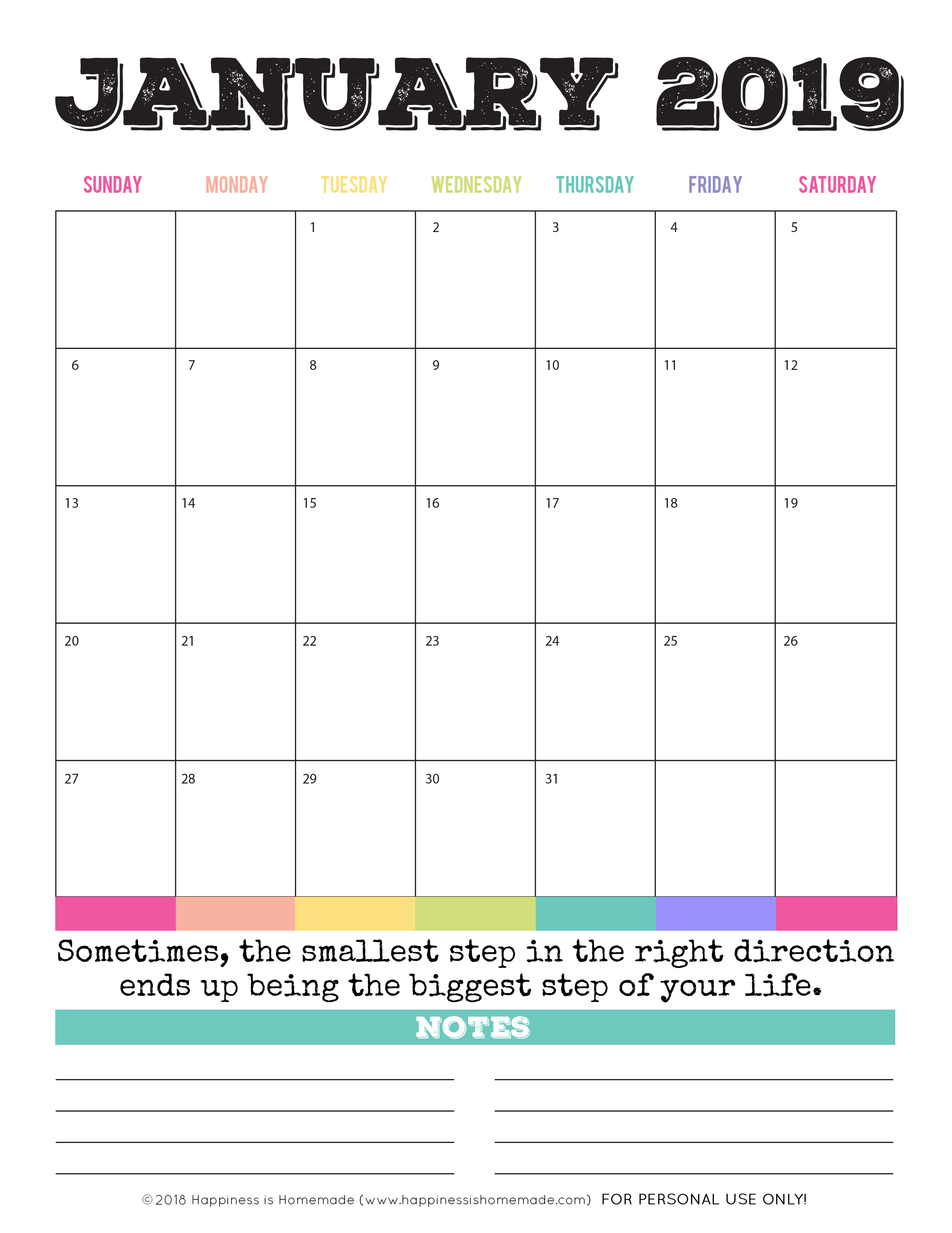 printable calendar template for mac